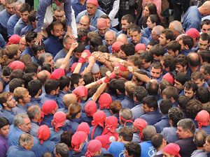 Fires 2015. Diada Castellera de Sant Narc&iacute;s amb Marrecs de Salt, Minyons de Terrassa i Capgrossos de Matar&oacute;