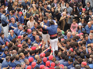 Fires 2015. Diada Castellera de Sant Narc&iacute;s amb Marrecs de Salt, Minyons de Terrassa i Capgrossos de Matar&oacute;