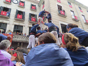 Fires 2015. Diada Castellera de Sant Narc&iacute;s amb Marrecs de Salt, Minyons de Terrassa i Capgrossos de Matar&oacute;