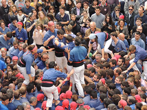 Fires 2015. Diada Castellera de Sant Narc&iacute;s amb Marrecs de Salt, Minyons de Terrassa i Capgrossos de Matar&oacute;