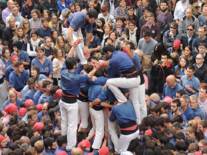 Fires 2015. Diada Castellera de Sant Narc&iacute;s amb Marrecs de Salt, Minyons de Terrassa i Capgrossos de Matar&oacute;
