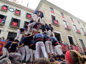 Fires 2015. Diada Castellera de Sant Narc&iacute;s amb Marrecs de Salt, Minyons de Terrassa i Capgrossos de Matar&oacute;