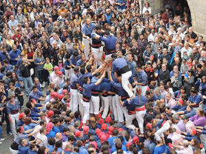 Fires 2015. Diada Castellera de Sant Narc&iacute;s amb Marrecs de Salt, Minyons de Terrassa i Capgrossos de Matar&oacute;