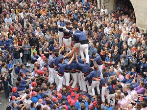 Fires 2015. Diada Castellera de Sant Narc&iacute;s amb Marrecs de Salt, Minyons de Terrassa i Capgrossos de Matar&oacute;