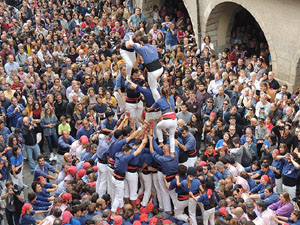 Fires 2015. Diada Castellera de Sant Narc&iacute;s amb Marrecs de Salt, Minyons de Terrassa i Capgrossos de Matar&oacute;
