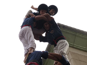 Fires 2015. Diada Castellera de Sant Narc&iacute;s amb Marrecs de Salt, Minyons de Terrassa i Capgrossos de Matar&oacute;