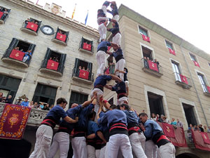 Fires 2015. Diada Castellera de Sant Narc&iacute;s amb Marrecs de Salt, Minyons de Terrassa i Capgrossos de Matar&oacute;
