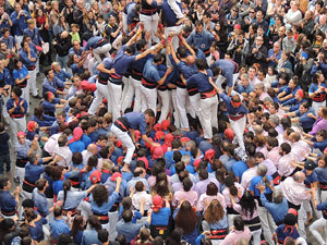Fires 2015. Diada Castellera de Sant Narc&iacute;s amb Marrecs de Salt, Minyons de Terrassa i Capgrossos de Matar&oacute;