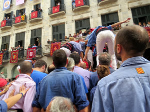 Fires 2015. Diada Castellera de Sant Narc&iacute;s amb Marrecs de Salt, Minyons de Terrassa i Capgrossos de Matar&oacute;