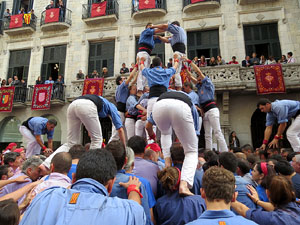 Fires 2015. Diada Castellera de Sant Narc&iacute;s amb Marrecs de Salt, Minyons de Terrassa i Capgrossos de Matar&oacute;