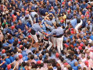 Fires 2015. Diada Castellera de Sant Narc&iacute;s amb Marrecs de Salt, Minyons de Terrassa i Capgrossos de Matar&oacute;