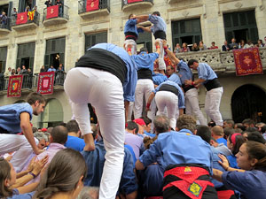Fires 2015. Diada Castellera de Sant Narc&iacute;s amb Marrecs de Salt, Minyons de Terrassa i Capgrossos de Matar&oacute;