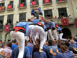 Fires 2015. Diada Castellera de Sant Narc&iacute;s amb Marrecs de Salt, Minyons de Terrassa i Capgrossos de Matar&oacute;