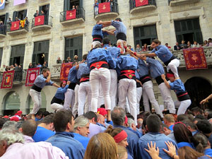 Fires 2015. Diada Castellera de Sant Narc&iacute;s amb Marrecs de Salt, Minyons de Terrassa i Capgrossos de Matar&oacute;