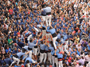 Fires 2015. Diada Castellera de Sant Narc&iacute;s amb Marrecs de Salt, Minyons de Terrassa i Capgrossos de Matar&oacute;