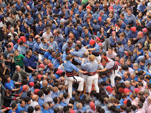 Fires 2015. Diada Castellera de Sant Narc&iacute;s amb Marrecs de Salt, Minyons de Terrassa i Capgrossos de Matar&oacute;