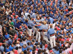 Fires 2015. Diada Castellera de Sant Narc&iacute;s amb Marrecs de Salt, Minyons de Terrassa i Capgrossos de Matar&oacute;