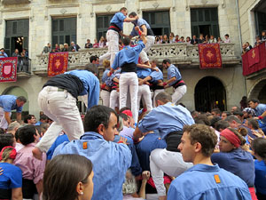 Fires 2015. Diada Castellera de Sant Narc&iacute;s amb Marrecs de Salt, Minyons de Terrassa i Capgrossos de Matar&oacute;