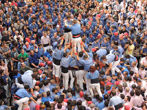 Fires 2015. Diada Castellera de Sant Narc&iacute;s amb Marrecs de Salt, Minyons de Terrassa i Capgrossos de Matar&oacute;