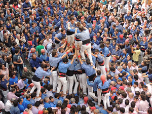 Fires 2015. Diada Castellera de Sant Narc&iacute;s amb Marrecs de Salt, Minyons de Terrassa i Capgrossos de Matar&oacute;