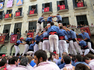 Fires 2015. Diada Castellera de Sant Narc&iacute;s amb Marrecs de Salt, Minyons de Terrassa i Capgrossos de Matar&oacute;