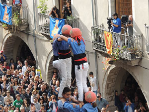 Fires 2015. Diada Castellera de Sant Narc&iacute;s amb Marrecs de Salt, Minyons de Terrassa i Capgrossos de Matar&oacute;