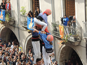 Fires 2015. Diada Castellera de Sant Narc&iacute;s amb Marrecs de Salt, Minyons de Terrassa i Capgrossos de Matar&oacute;