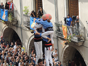 Fires 2015. Diada Castellera de Sant Narc&iacute;s amb Marrecs de Salt, Minyons de Terrassa i Capgrossos de Matar&oacute;
