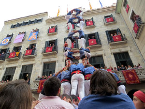 Fires 2015. Diada Castellera de Sant Narc&iacute;s amb Marrecs de Salt, Minyons de Terrassa i Capgrossos de Matar&oacute;