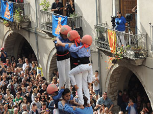Fires 2015. Diada Castellera de Sant Narc&iacute;s amb Marrecs de Salt, Minyons de Terrassa i Capgrossos de Matar&oacute;