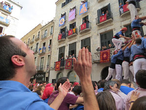 Fires 2015. Diada Castellera de Sant Narc&iacute;s amb Marrecs de Salt, Minyons de Terrassa i Capgrossos de Matar&oacute;