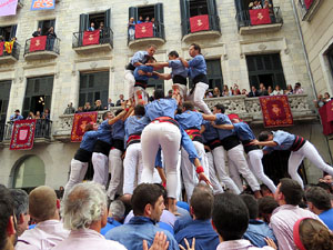Fires 2015. Diada Castellera de Sant Narc&iacute;s amb Marrecs de Salt, Minyons de Terrassa i Capgrossos de Matar&oacute;