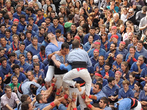 Fires 2015. Diada Castellera de Sant Narc&iacute;s amb Marrecs de Salt, Minyons de Terrassa i Capgrossos de Matar&oacute;