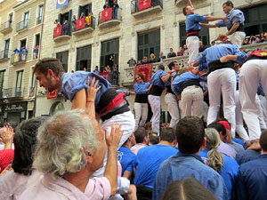 Fires 2015. Diada Castellera de Sant Narc&iacute;s amb Marrecs de Salt, Minyons de Terrassa i Capgrossos de Matar&oacute;
