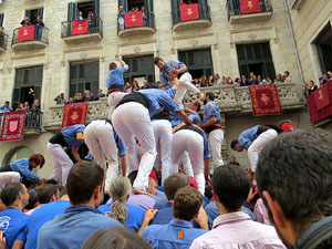 Fires 2015. Diada Castellera de Sant Narc&iacute;s amb Marrecs de Salt, Minyons de Terrassa i Capgrossos de Matar&oacute;