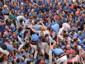 Fires 2015. Diada Castellera de Sant Narc&iacute;s amb Marrecs de Salt, Minyons de Terrassa i Capgrossos de Matar&oacute;