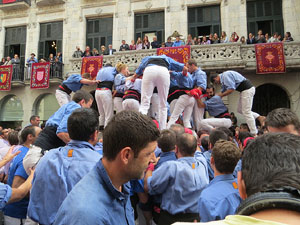 Fires 2015. Diada Castellera de Sant Narc&iacute;s amb Marrecs de Salt, Minyons de Terrassa i Capgrossos de Matar&oacute;