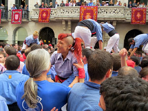Fires 2015. Diada Castellera de Sant Narc&iacute;s amb Marrecs de Salt, Minyons de Terrassa i Capgrossos de Matar&oacute;