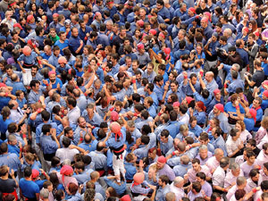 Fires 2015. Diada Castellera de Sant Narc&iacute;s amb Marrecs de Salt, Minyons de Terrassa i Capgrossos de Matar&oacute;