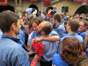 Fires 2015. Diada Castellera de Sant Narc&iacute;s amb Marrecs de Salt, Minyons de Terrassa i Capgrossos de Matar&oacute;