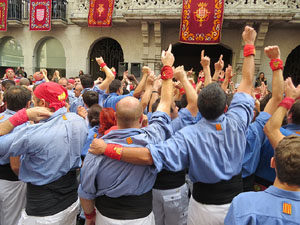 Fires 2015. Diada Castellera de Sant Narc&iacute;s amb Marrecs de Salt, Minyons de Terrassa i Capgrossos de Matar&oacute;