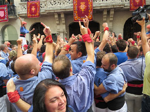 Fires 2015. Diada Castellera de Sant Narc&iacute;s amb Marrecs de Salt, Minyons de Terrassa i Capgrossos de Matar&oacute;