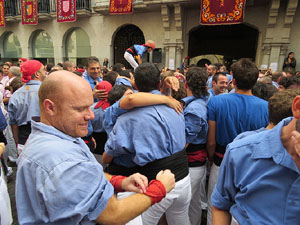 Fires 2015. Diada Castellera de Sant Narc&iacute;s amb Marrecs de Salt, Minyons de Terrassa i Capgrossos de Matar&oacute;