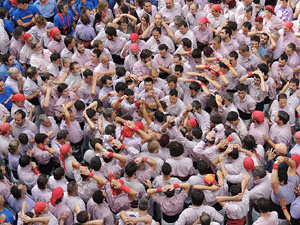 Fires 2015. Diada Castellera de Sant Narc&iacute;s amb Marrecs de Salt, Minyons de Terrassa i Capgrossos de Matar&oacute;