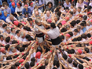 Fires 2015. Diada Castellera de Sant Narc&iacute;s amb Marrecs de Salt, Minyons de Terrassa i Capgrossos de Matar&oacute;