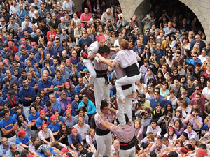 Fires 2015. Diada Castellera de Sant Narc&iacute;s amb Marrecs de Salt, Minyons de Terrassa i Capgrossos de Matar&oacute;