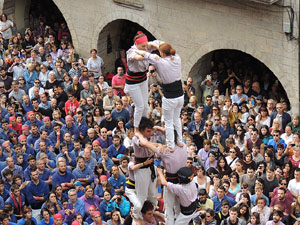 Fires 2015. Diada Castellera de Sant Narc&iacute;s amb Marrecs de Salt, Minyons de Terrassa i Capgrossos de Matar&oacute;