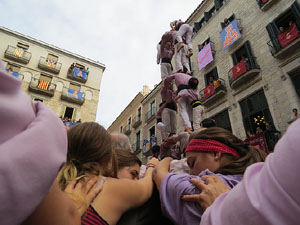 Fires 2015. Diada Castellera de Sant Narc&iacute;s amb Marrecs de Salt, Minyons de Terrassa i Capgrossos de Matar&oacute;