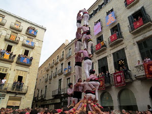 Fires 2015. Diada Castellera de Sant Narc&iacute;s amb Marrecs de Salt, Minyons de Terrassa i Capgrossos de Matar&oacute;