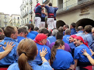 Fires 2015. Diada Castellera de Sant Narc&iacute;s amb Marrecs de Salt, Minyons de Terrassa i Capgrossos de Matar&oacute;